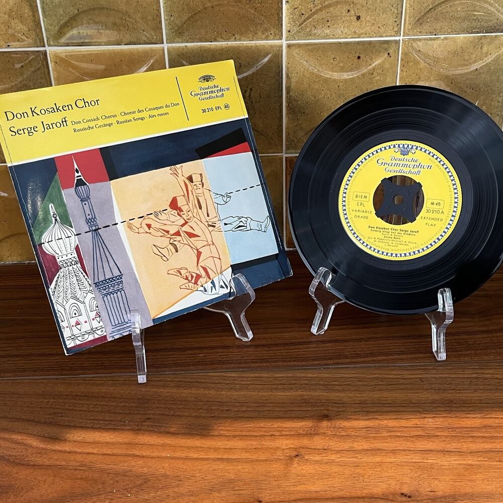 Don Kosaken Chor Serge Jaroff Eintönig Klingt Hell Das Glöcklein 45rpm EP DG